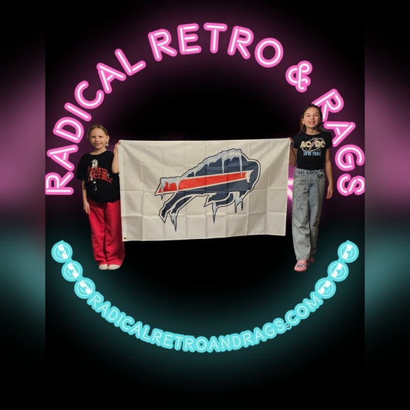 Buffalo Bills Icicle Flag Banner 3 x 5 New Limited - Picture 2 of 3